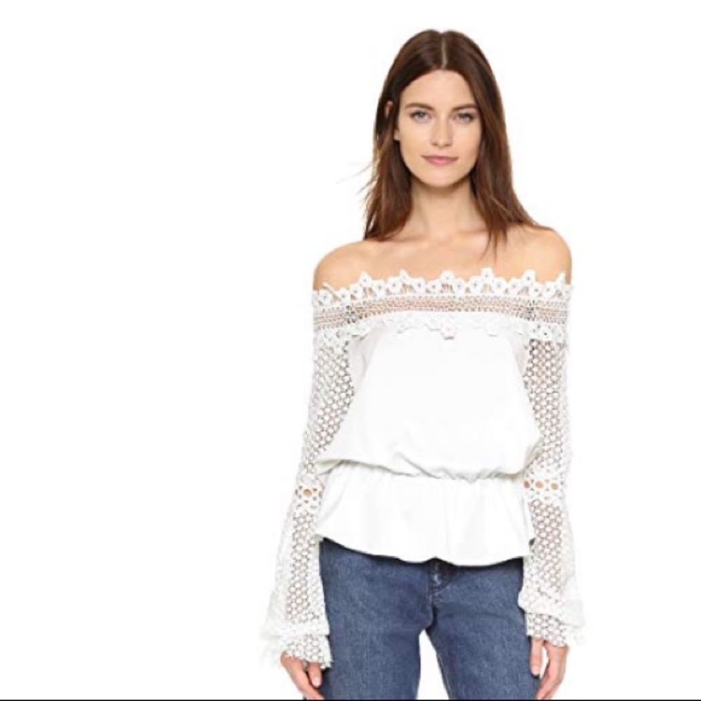 Style Mafia off-the-shoulder lace top 🌟
